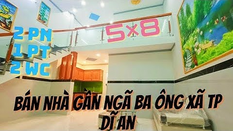 Hạ 100Tr Nhà Cấp 4 Gác Lửng Dĩ An | DT 40m Giá 1ty100 | Nhà Gần Ngã Ba Ông Xã