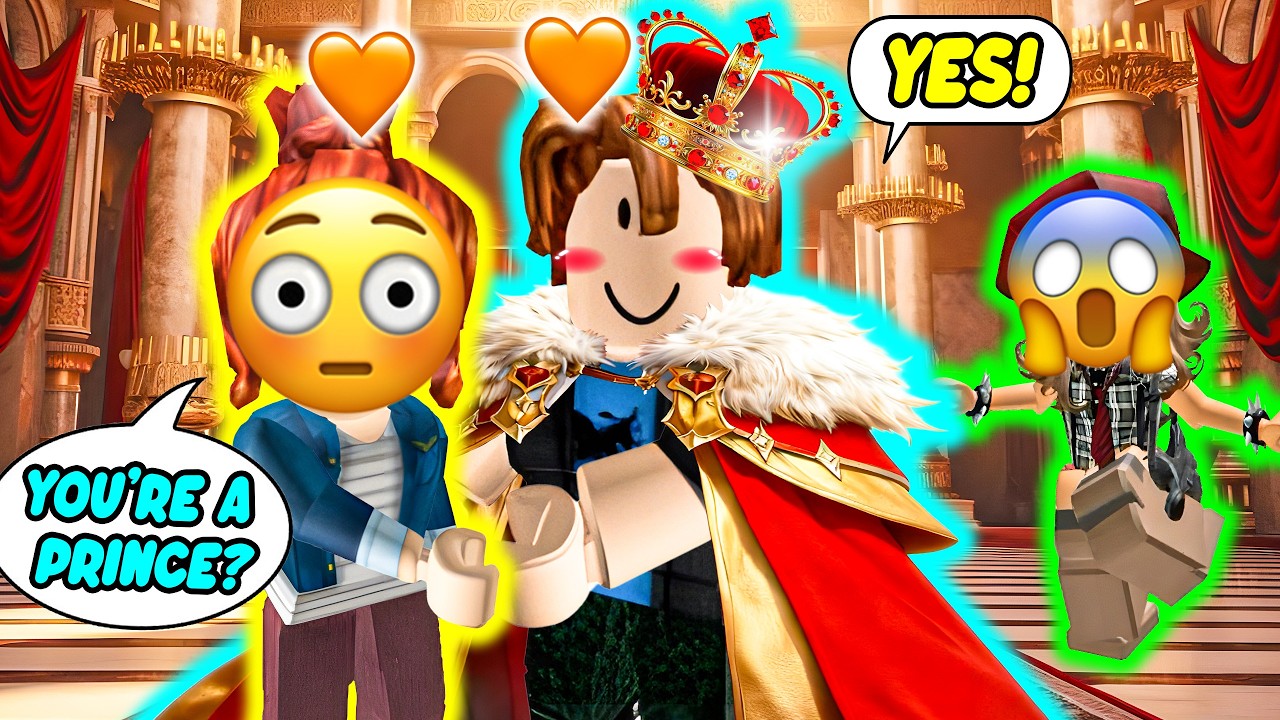 🥓 I FOUND OUT MY BACON SOULMATE WAS A PRINCE 👑 #roblox #robloxstory