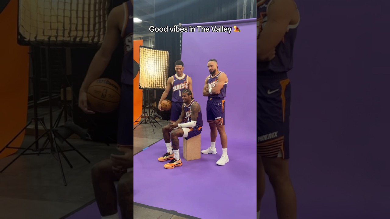 Phoenix Suns media day with Devin Booker, Dillon Brooks and Jalen Green 