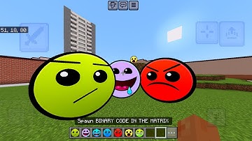 Lobotomy Nextbot Addon | MCPE | Geometry Dash Difficulty Faces In Minecraft PE 1.21