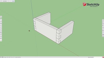 Sketchup Finger Box Construction
