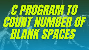 C Program to count number of blank spaces in the entered paragraph