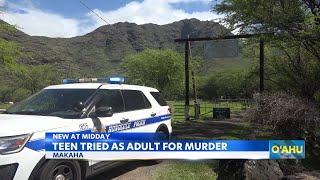 Teen suspect in Makaha ranch shooting charged as adult for murder