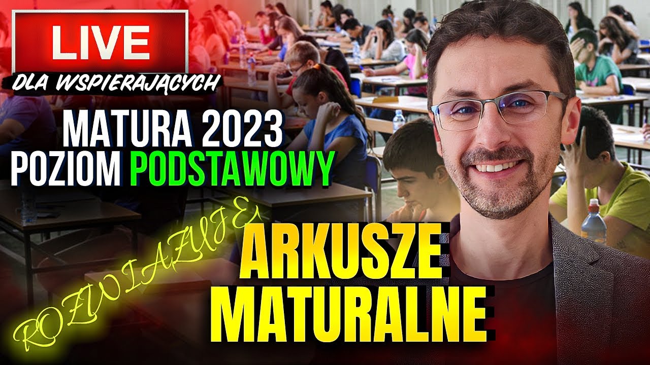 Sprawdzian Maturalny Nr 1 Gr1 Zadania Zamkniete Rozwiązuję ARKUSZ MATURALNY z matematyki (poziom podstawowy) - YouTube