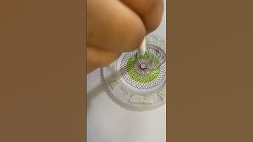 "Creating mesmerizing patterns, one line at a time! ✏️ #shorts#viral_video #Spirograph #Art #asmr"