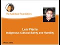 Len Pierre   Indigenous Cultural Safety and Humility