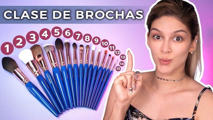 Para qué sirve cada BROCHA de MAQUILLAJE? 💄 Tipos de pinceles 