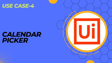 Calendar Picker Example using UiPath | UiPath Tutorial | uipath