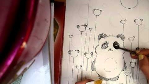 Coffee Panda (by Marhya) *ultraspeedpaint video*