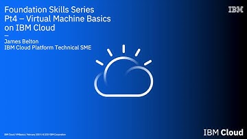 IBM Cloud Foundation Skills Series - Virtual Server Templates Lab