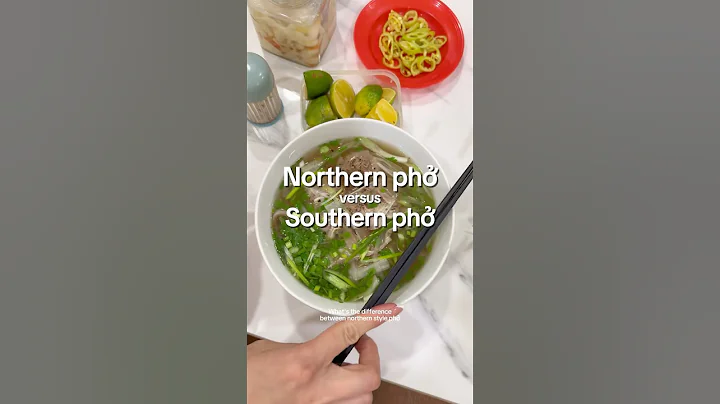 The difference between Northern phở and Southern phở