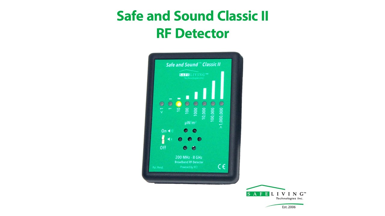 RF EMF Meter HF-B8G High Frequency 10Mhz-8Ghz. Measures Wide-Range Radiation Levels from Cell Towers-Smart Meters-Wi-Fi-Cordless ＆ Cell Phones-3G-4G - 1