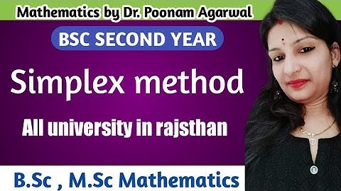 #4 SIMPLEX METHOD(UNBOUNDED SOLUTION)#Bsc#maths#jnvu#2ndyr#firstgrd#secondgrd#simplex