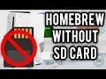 Homebrew the Nintendo Wii WITHOUT an SD Card or the Internet Channel! (str2hax Tutorial)
