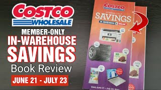 COSTCO NEW IN-WAREHOUSE SAVINGS SALE BOOK REVIEW!