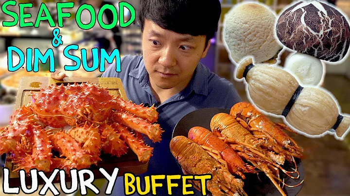 All You Can Eat SEAFOOD Buffet & LUXURY Dim Sum in Taipei Taiwan: Taiwan Food Tour - DayDayNews