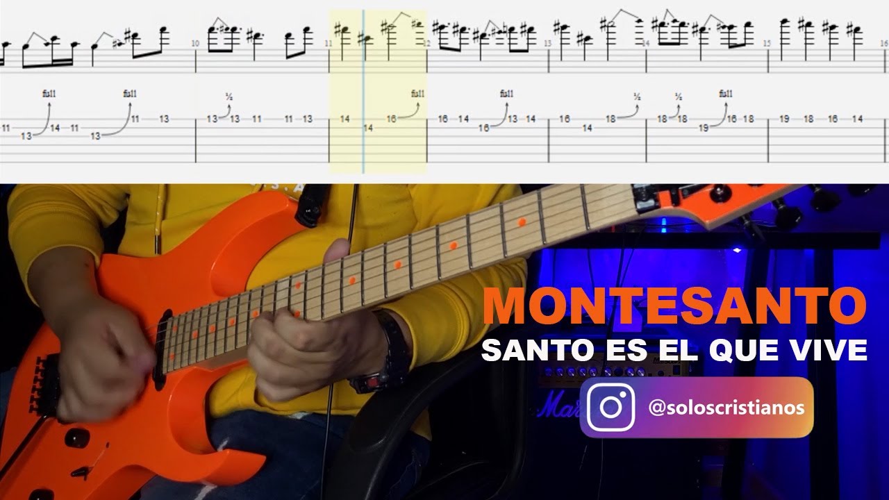 Santo Es El que Vive - Montesanto (Tablatura) - YouTube