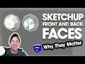 FRONT AND BACK SIDES OF FACES in SketchUp and Why They Matter
