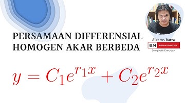 Persamaan Diferensial Orde 2 Dua Akar Real Berbeda
