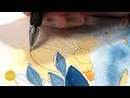how i changed the look of a watercolor painting by splitting it in two