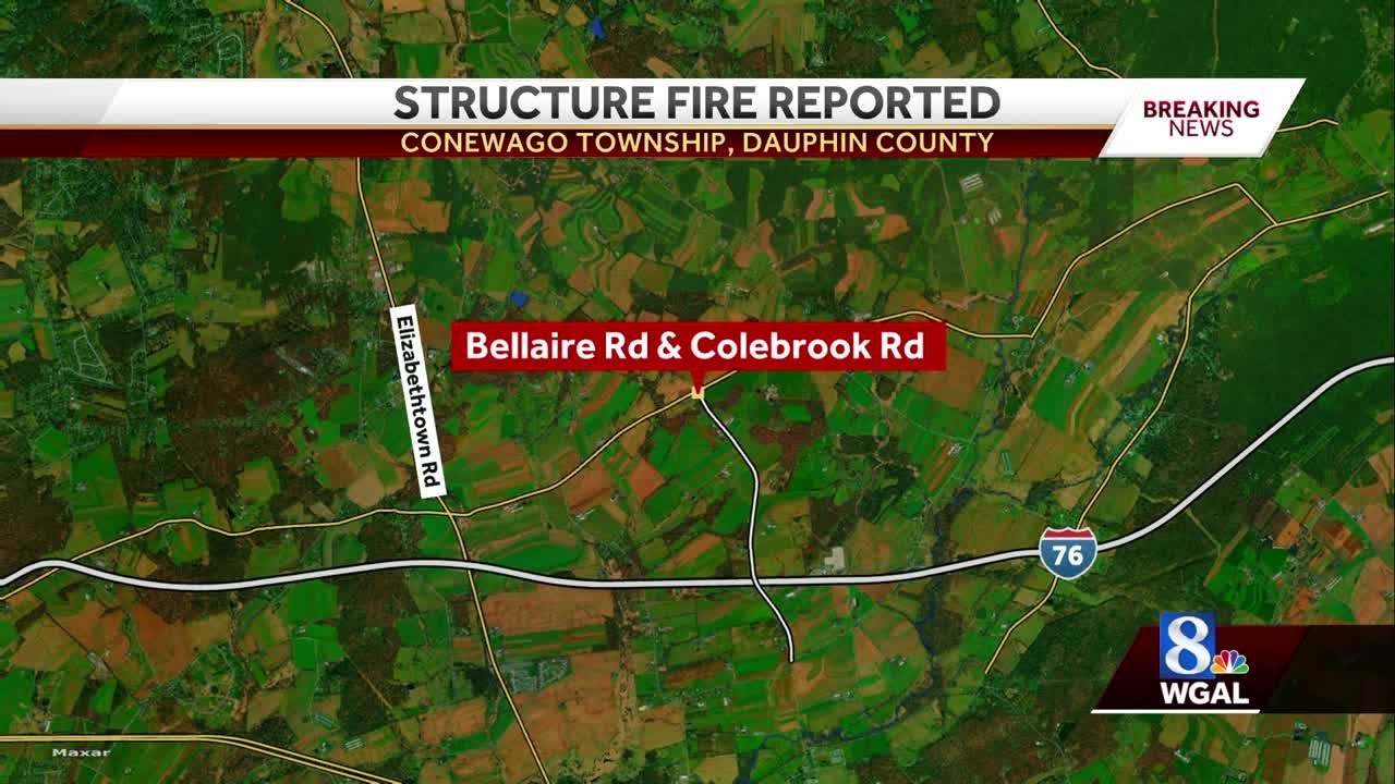 Crews respond to structure fire in Dauphin County - YouTube