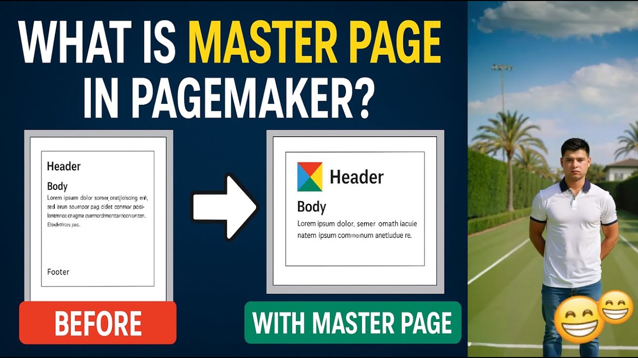 Master Page in PageMaker | Purpose, Uses & Step by Step Guide | Hindi + English | Easy DTP Tutorial