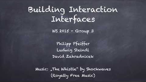 Building Interaction Interfaces - Kinect/Processing Project