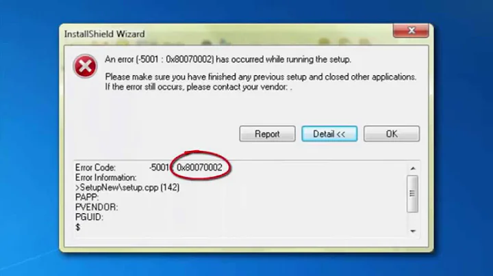 Quick Method to Fix Error Code 0x80070002