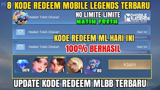 BURUAN NO LIMITE!! 8 KODE REDEEM ML TERBARU KODE REDEEM MOBILE LEGENDS CODE REDEEM ML HARI INI MLBB