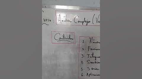 Análisis Complejo. Introducción