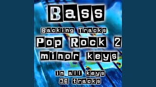 Vignette de la vidéo "Bass Backing Tracks - A Minor Bass Backing Track - notes - A G F G - Melodic Pop Rock Bassless"