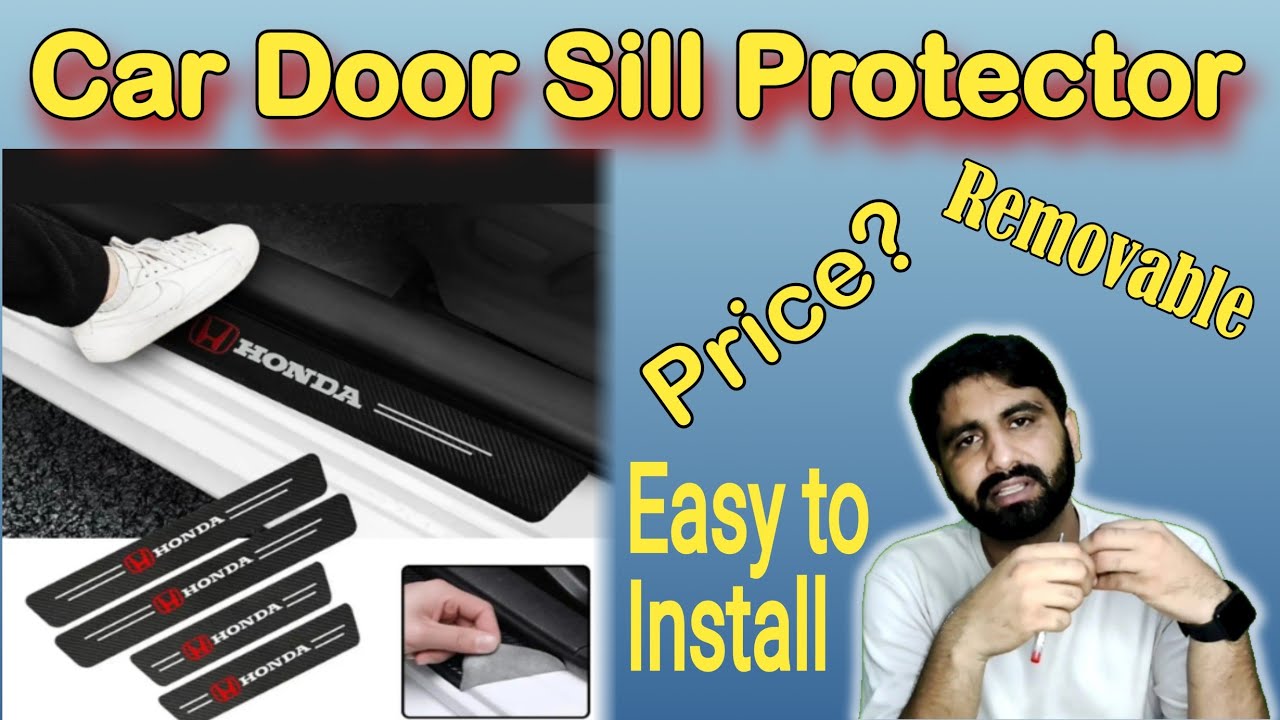 Car Door Sill Protector, Step-by-Step Application Guide