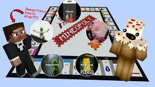 Minecraft Monopoly explained through the 5 stages of grief