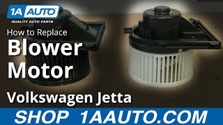 How To Replace Blower Motor 99-05 Volkswagen Jetta