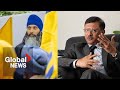 Indiacanada relationship strained by nijjar murder high commissioner implies