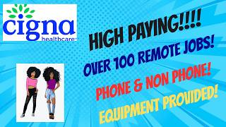 Work From Home With Cigna Healthcare | Phone & Non Phone Work From Home Job (Computer Provided)