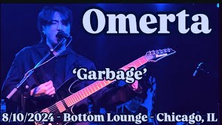 OMERTA - ‘Garbage’ feat. Stateside - (Live) - 8/10/2024 - Bottom Lounge - Chicago, IL