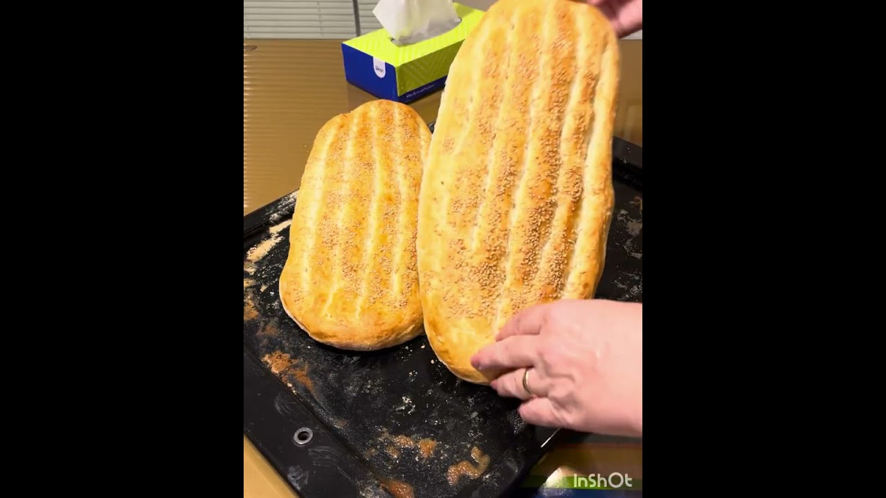طرز تهیه نان بربری ترد و طلائی با تمام نکات🌹