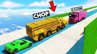 GTA5 FACE TO FACE CHALLENGE WITH DUNE TRUCK AND CHOP 1