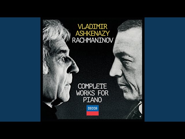 Rachmaninov - Barcarolle en sol mineur op. 10 n° 3 : Vladimir Ashkenazy