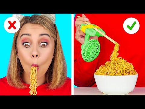 TEMBELLER İÇİN AKILLICA TÜYOLAR || 123 GO! FOOD Kolay ve Komik Yiyecek Tüyoları ve TikTok Numaraları