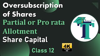 Oversubscription of Shares - Partial or Pro rata allotment - Explained with Animation