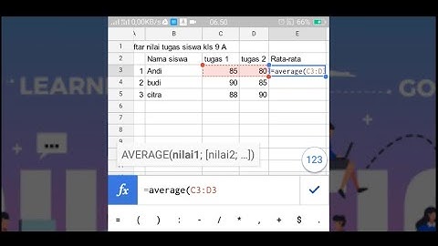 Menggunakan Google Spreadsheet di Android