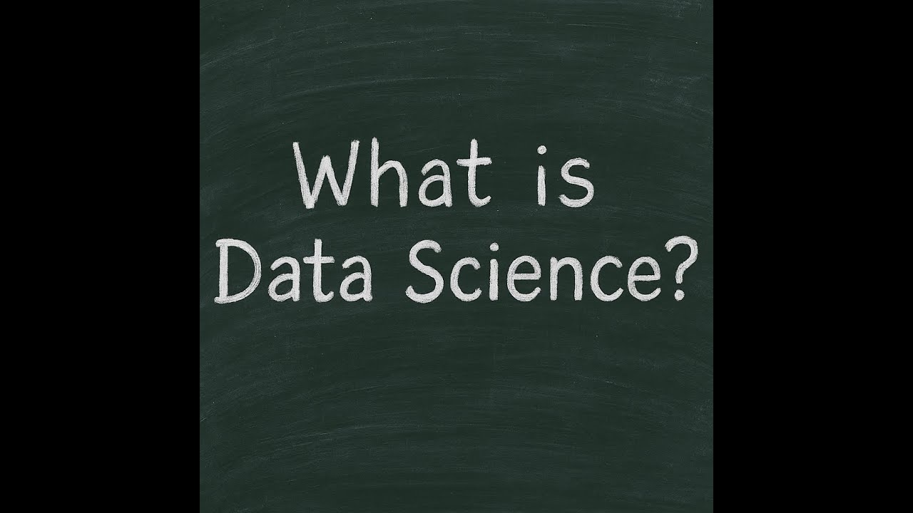 Data Science Intro - What is Data Science? - YouTube