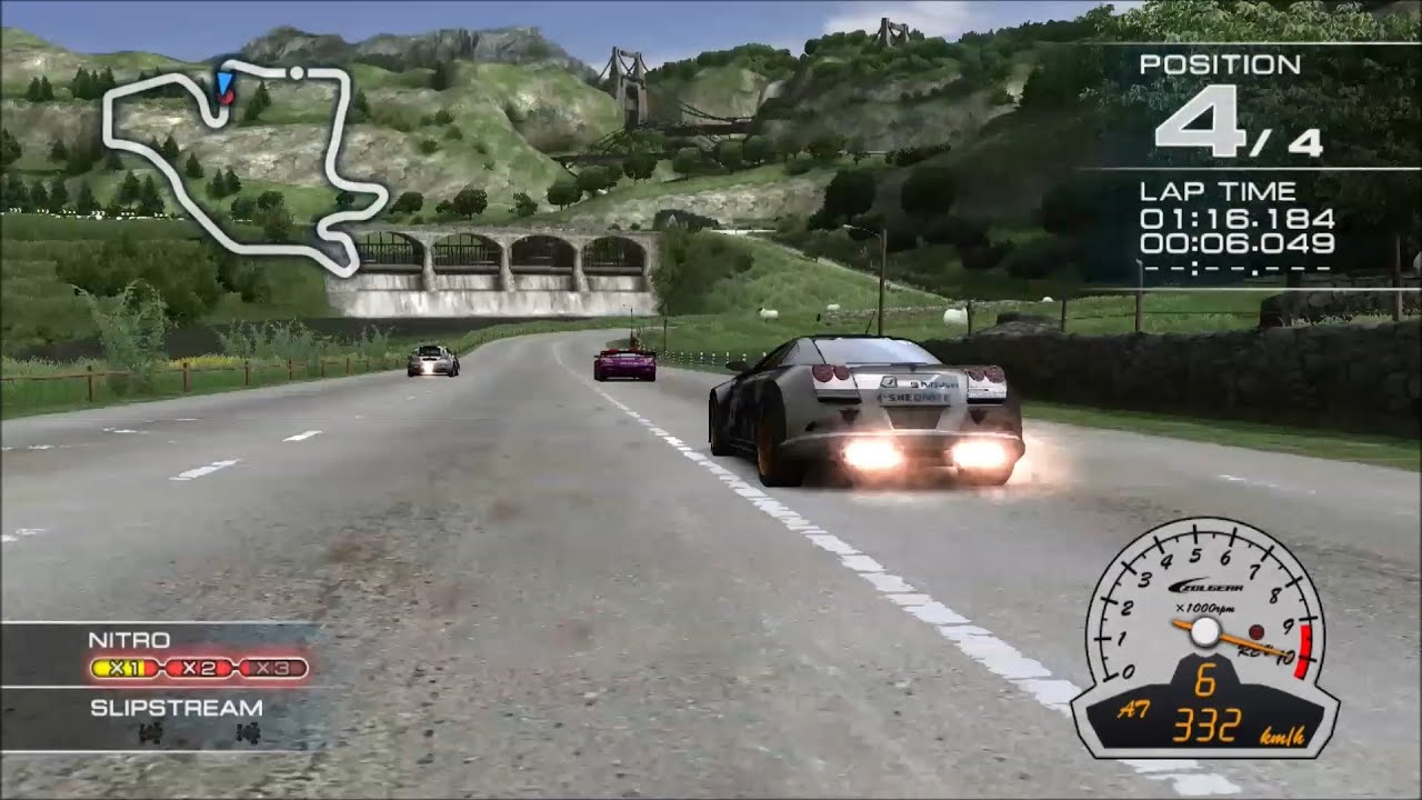 Ridge Racer 7 Extreme Battle Cows 24 with Jujak [Driver's view] - YouTube