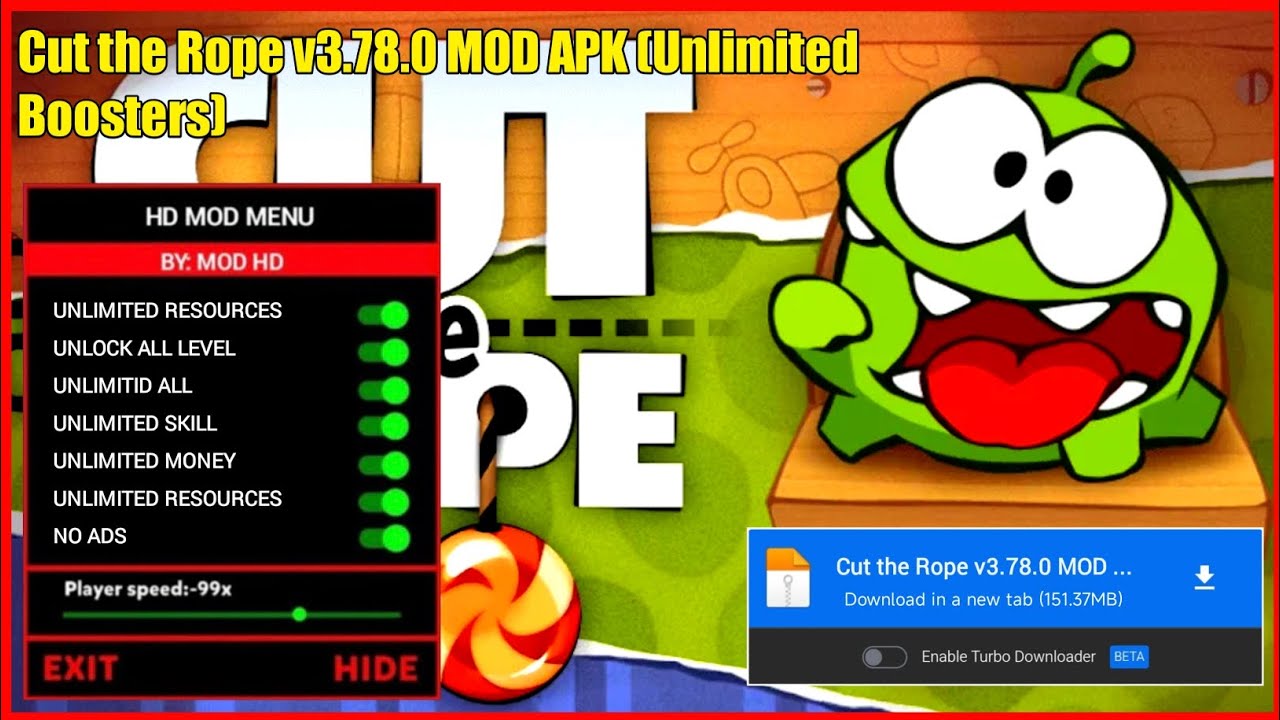 Cut The Rope Mod Apk Time Travel 2