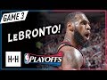 LeBron James EPIC Full Game 3 Highlights Cavs vs Raptors 2018 Playoffs ECSF - 38 Pts, GAME-WINNER!