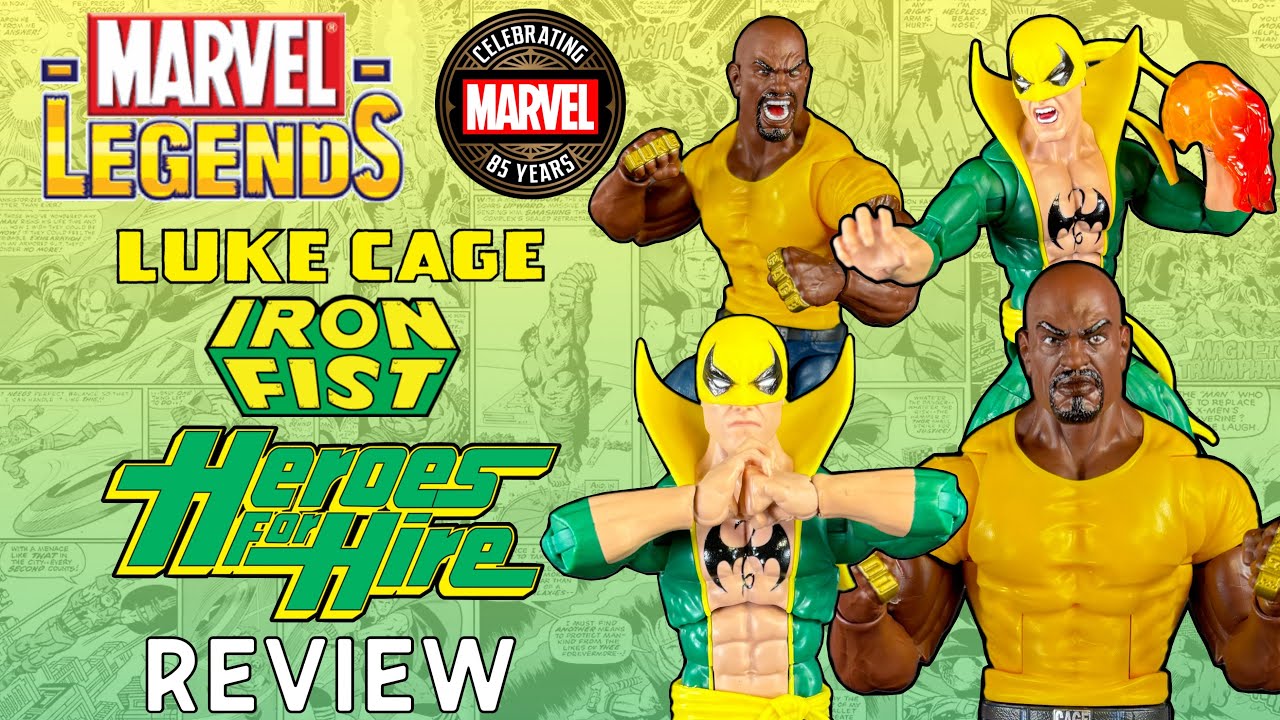 Marvel Legends LUKE CAGE and IRON FIST 2-Pack Review - YouTube