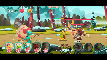 Dino Bash 2 Travel Through Time Island 11 Level 4