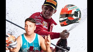 Charles Leclerc 2019 1.2 scale mini helmet review